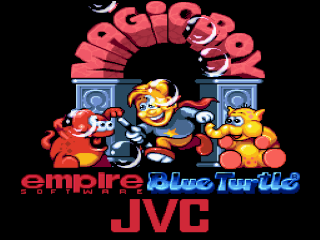 Magic Boy title screen for Super Nintendo